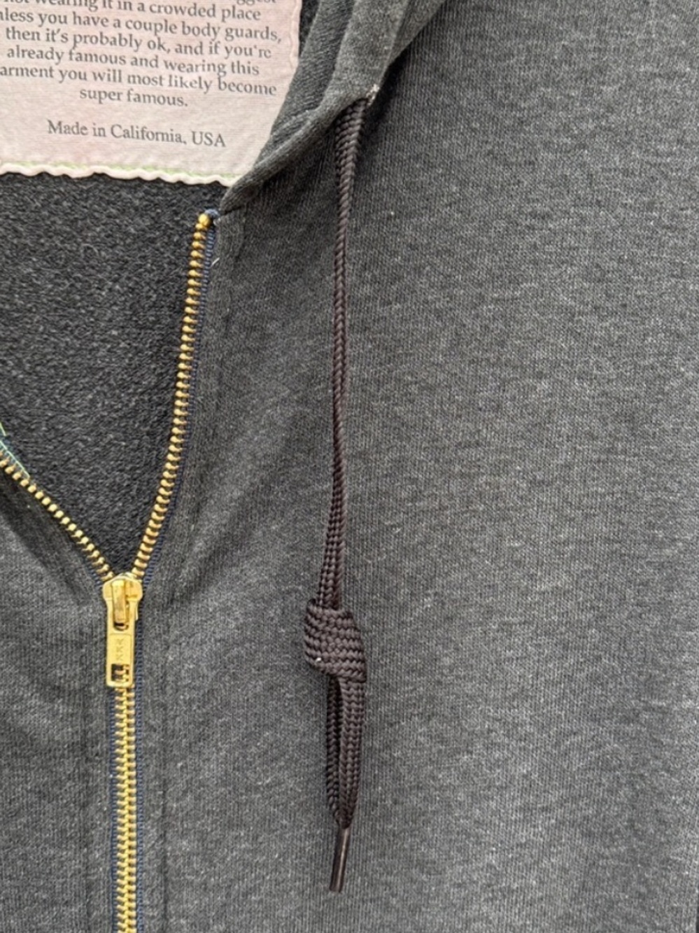 Aviator Nation Rare California Zip Front Hoodie - Picture 7 of 9